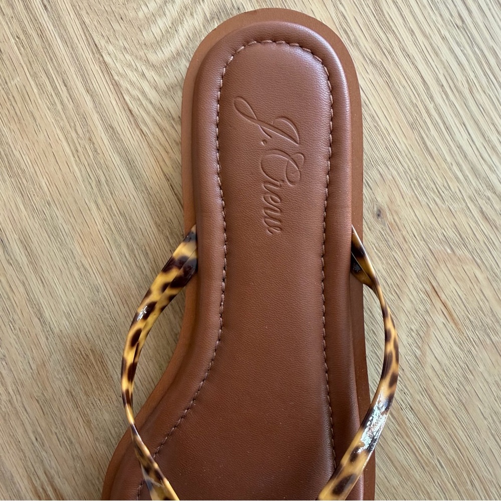 NWOT J. Crew Sorrento Leather Sandal — Size 8 - Picture 3 of 5
